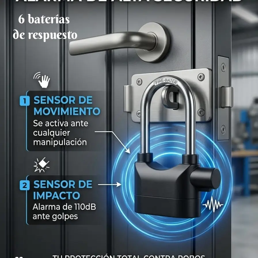 Candados con alarma's photo #1