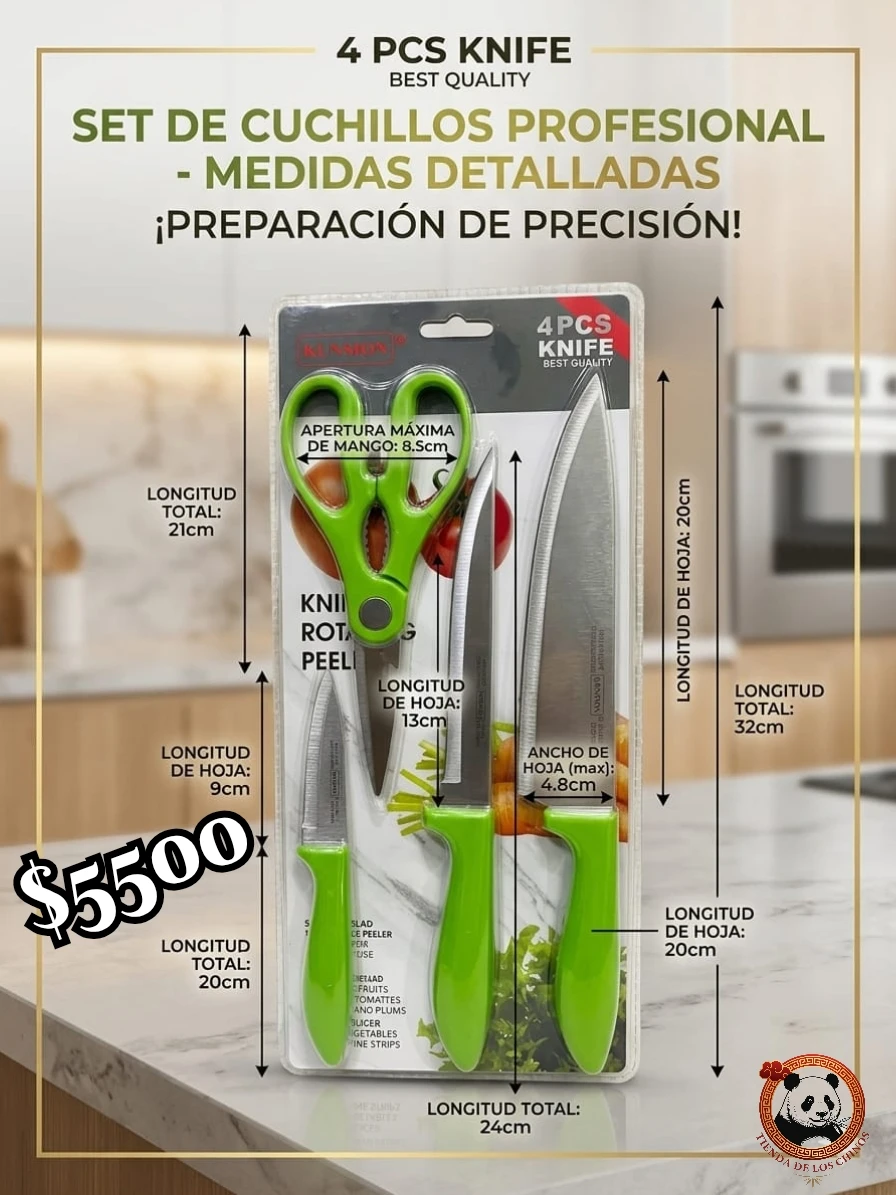 Juego de cuchillos's foto | Tienda de los Chinos en Bayamo |  BizneCubano