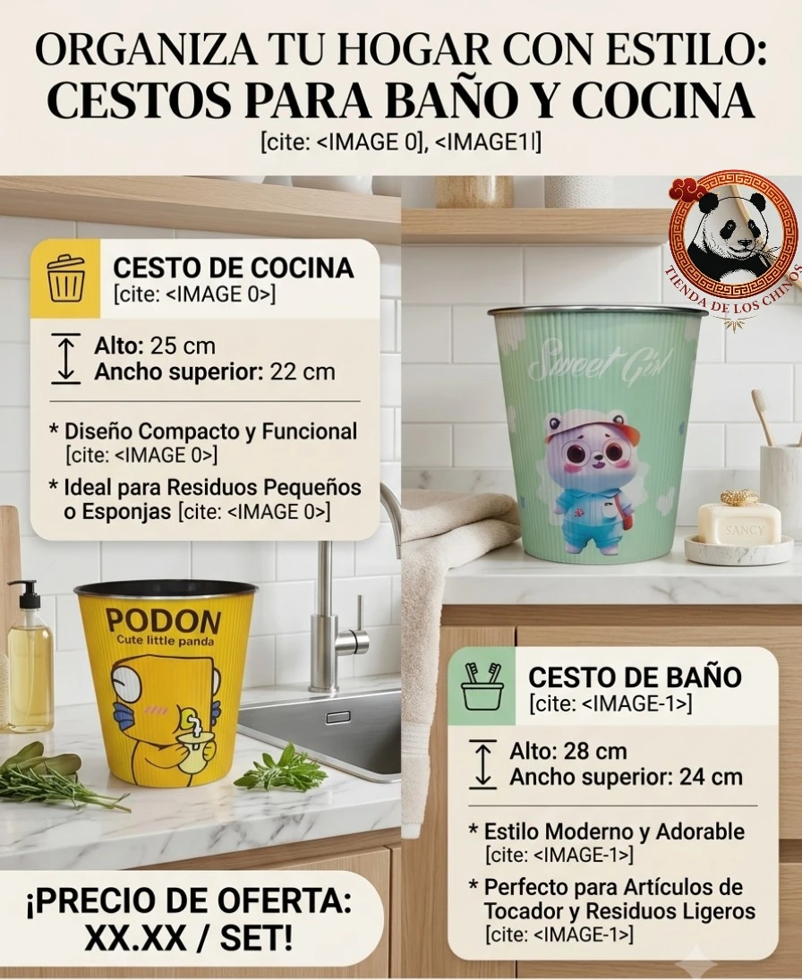 Cestos para baño y cosina's foto | Tienda de los Chinos en Bayamo |  BizneCubano