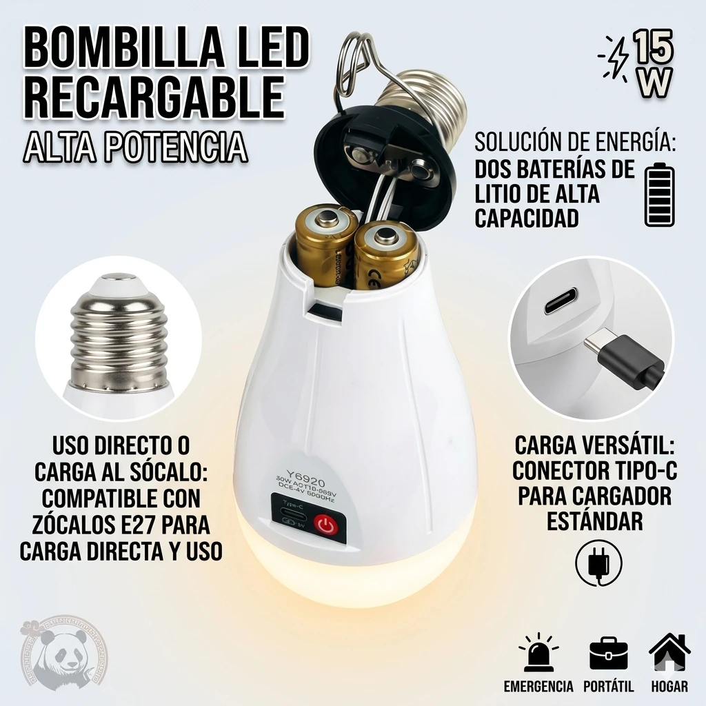 Bombilla recargable's foto | Tienda de los Chinos en Bayamo |  BizneCubano