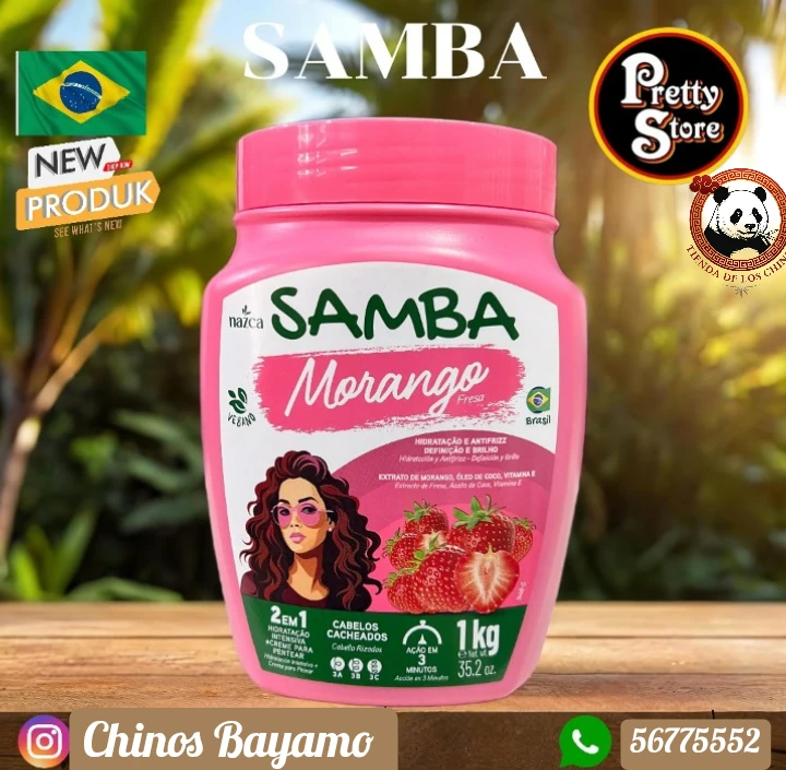 Tratamiento capilar SAMBA fresa's foto | Tienda de los Chinos en Bayamo |  BizneCubano