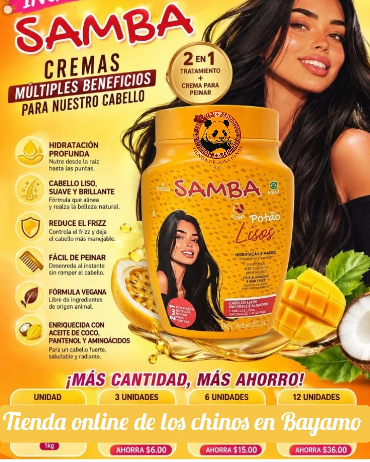 Tratamiento capilar SAMBA liso's foto | Tienda de los Chinos en Bayamo |  BizneCubano