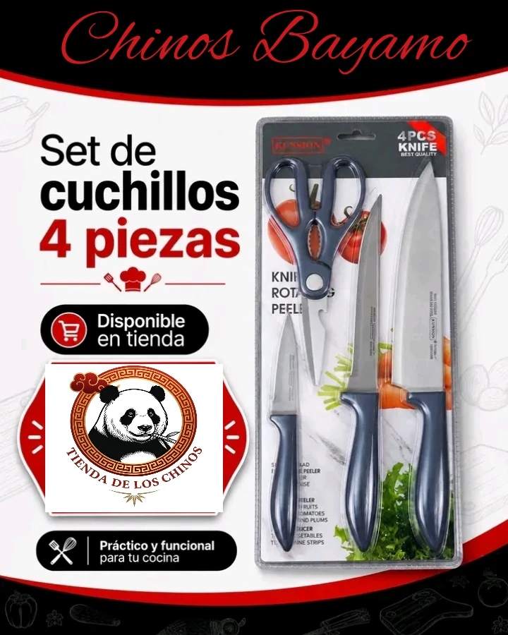 Juego de cuchillos 1's foto | Tienda de los Chinos en Bayamo |  BizneCubano