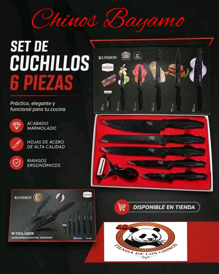 Set de cuchillos's foto | Tienda de los Chinos en Bayamo |  BizneCubano