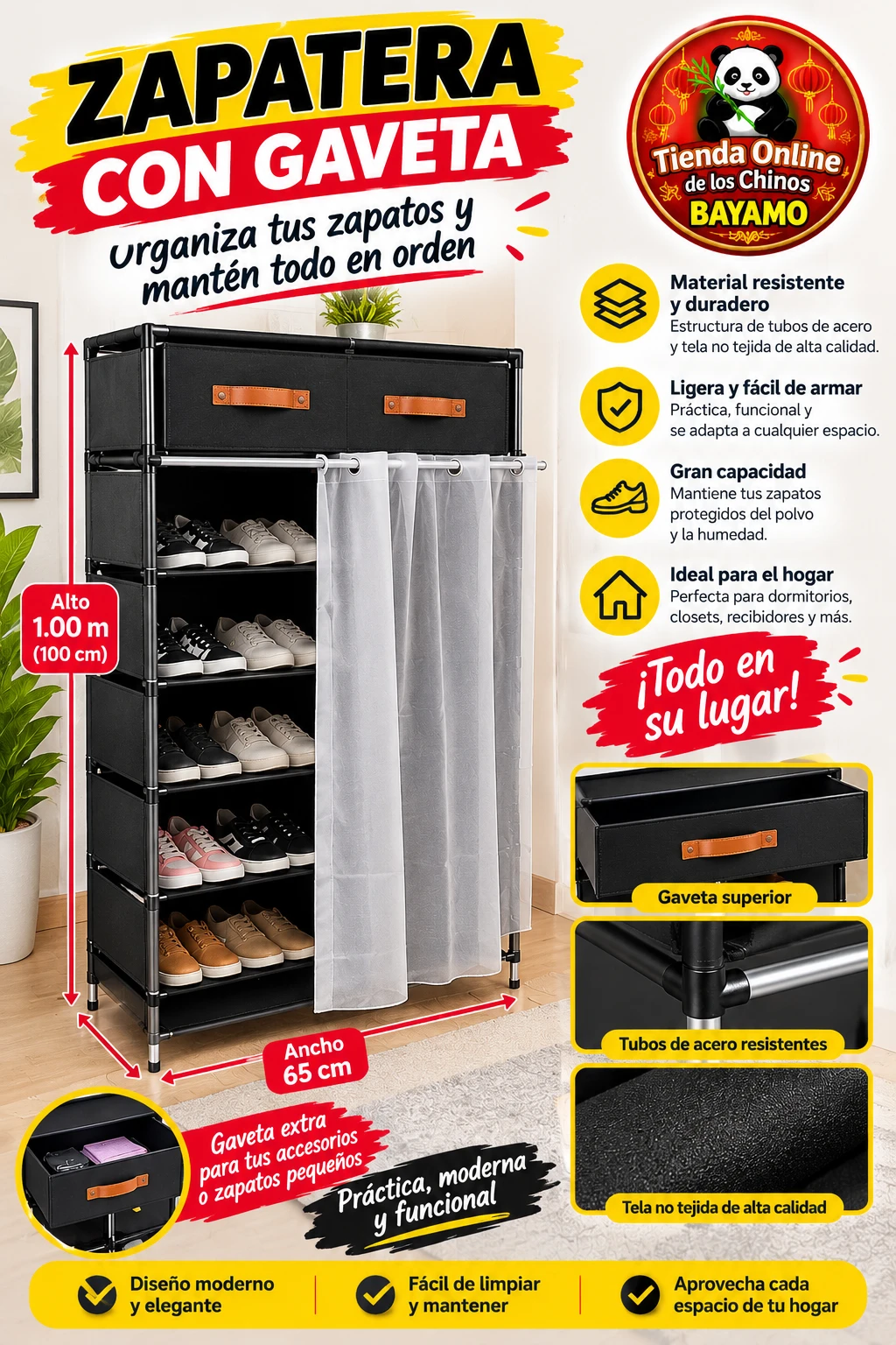 Zapatera con gaveta's foto | Tienda de los Chinos en Bayamo |  BizneCubano