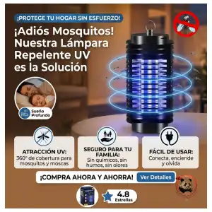 Lámpara anti-mosquito miniatura 1